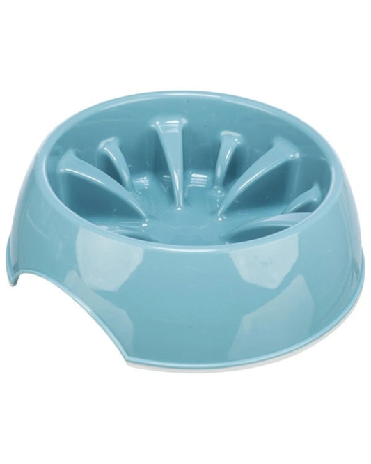 Slow Feeder blå - 300 ml