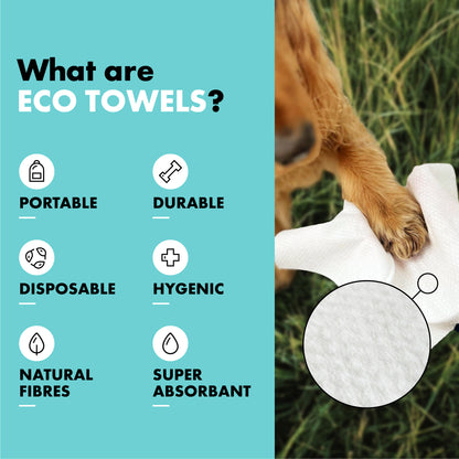 Mini Eco Dog Drying Towels