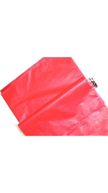 Pawmarks Plastic Paper Wraps, rød