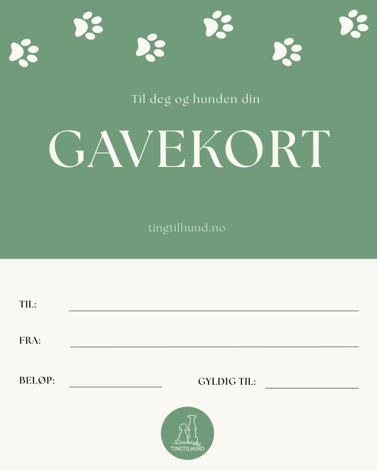 Ting Til Hund gavekort
