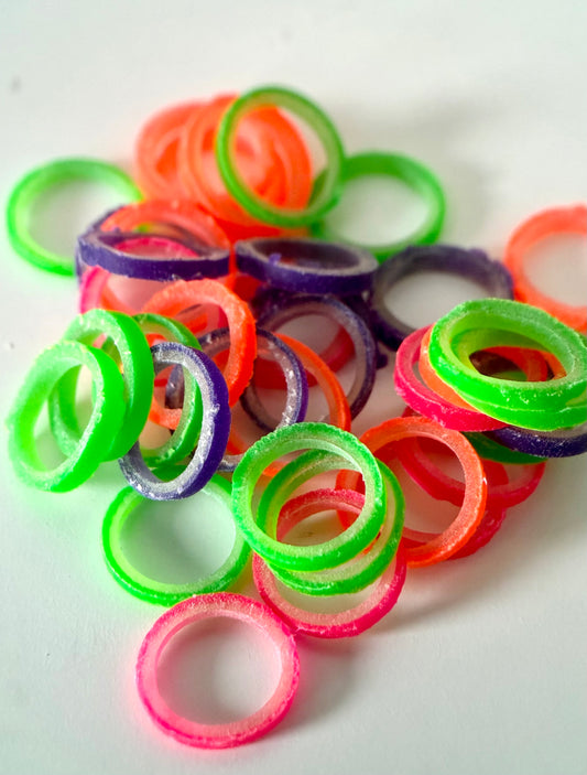 Lainee - Hårstrikk - 50 stk - Flerfarget