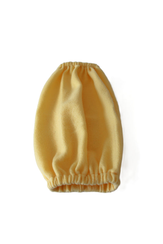 Ørehette / Snood - lys gul fleece