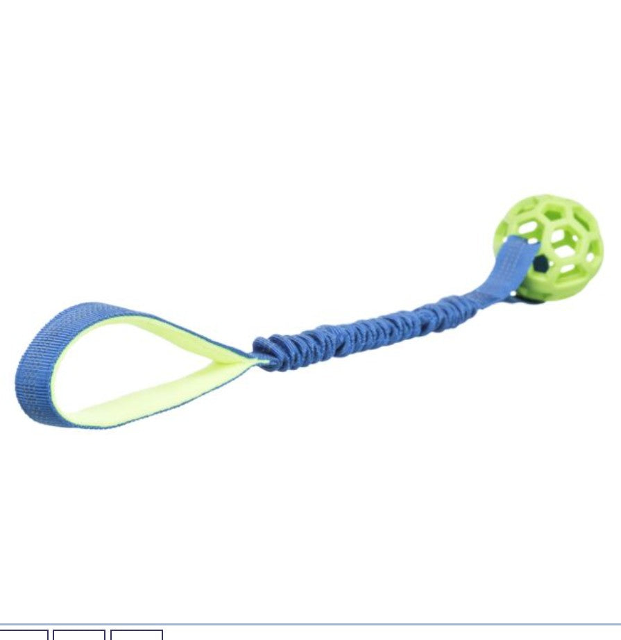 Hundeleke Bungee tau med ball
