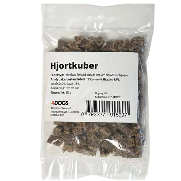 Godbiter av hjort - ca 100 gr