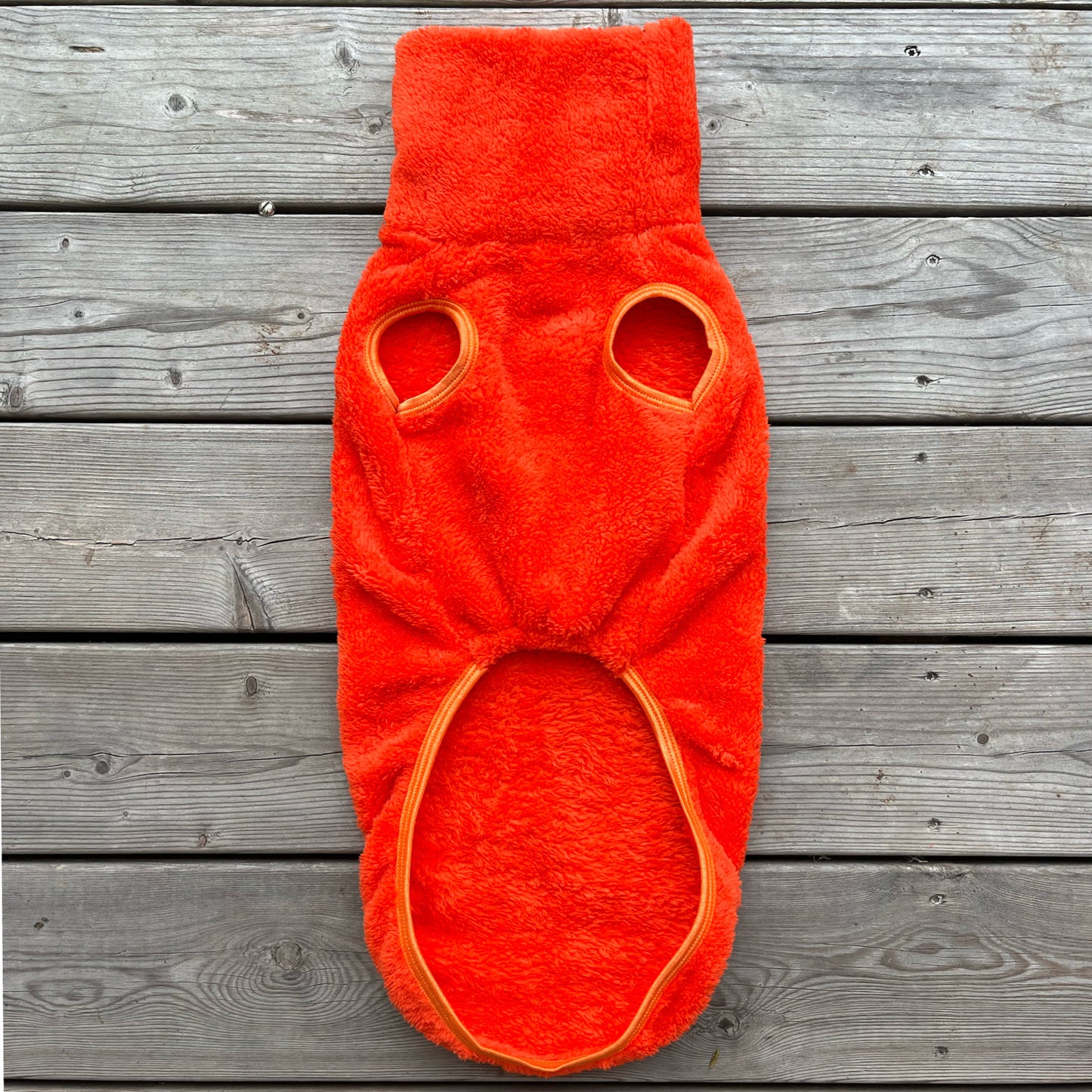 Fleece Vest - Rød/Oransje