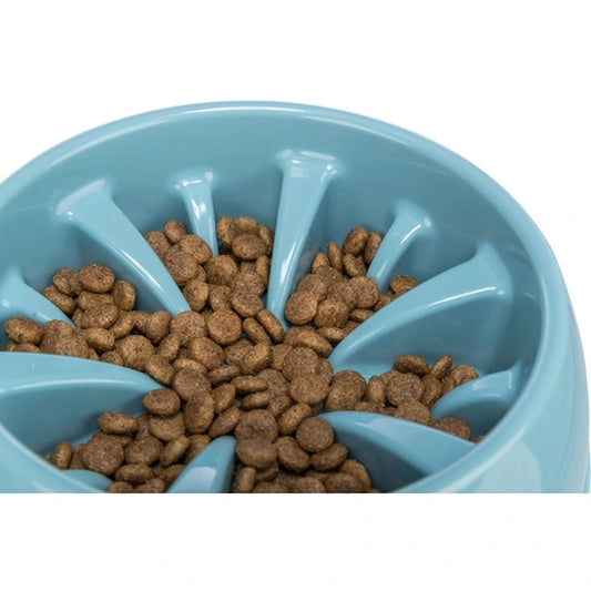 Slow Feeder blå - 800 ml