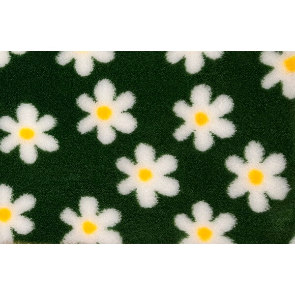 Vetbed - Daisy, grønn med hvite blomster