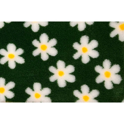 Vetbed - Daisy, grønn med hvite blomster